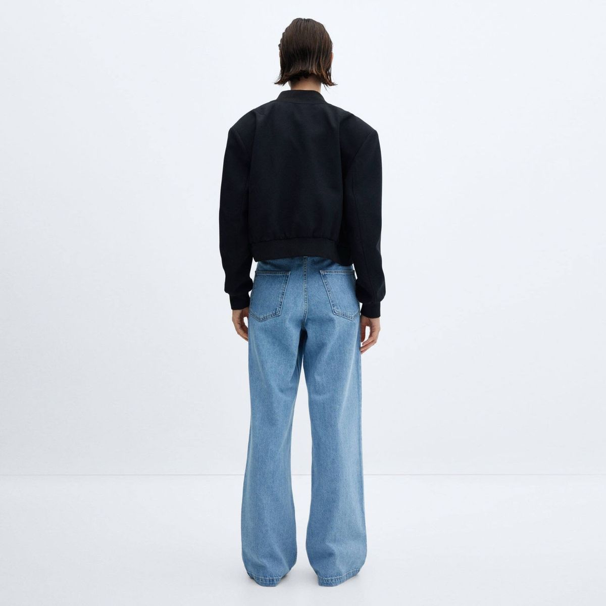 MANGO - Jeans Recto Arletita Tiro Medio Mujer Mango