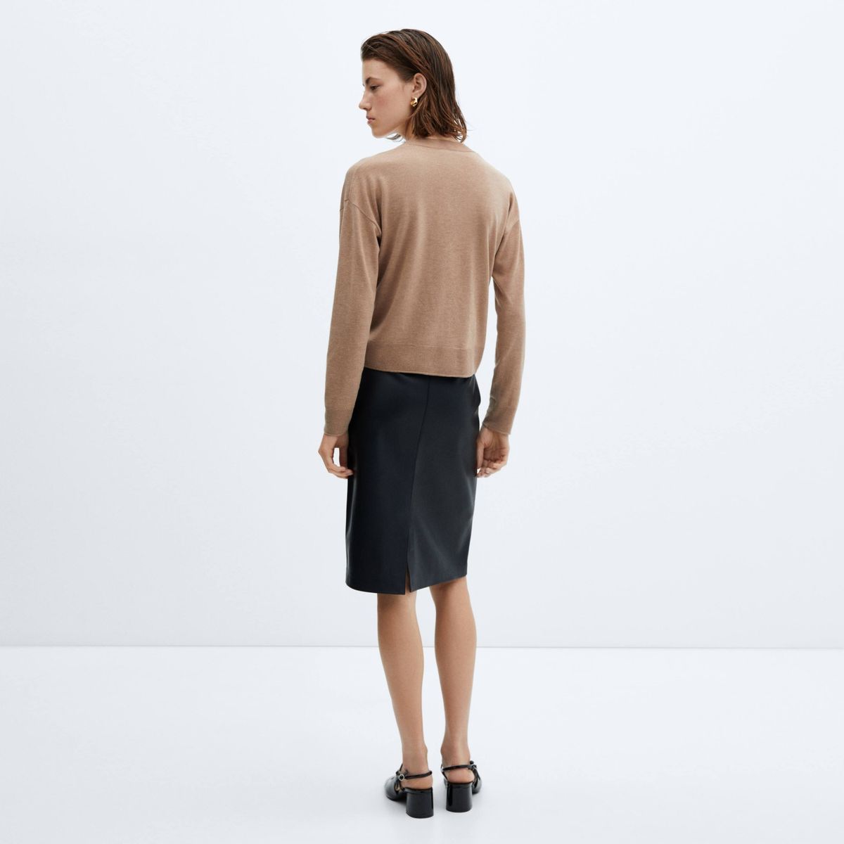 MANGO - Cárdigan Punto Fino Mujer Mango