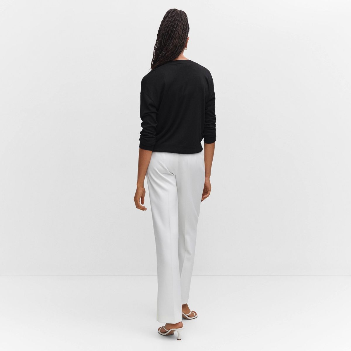 MANGO - Cárdigan Punto Fino Mujer Mango