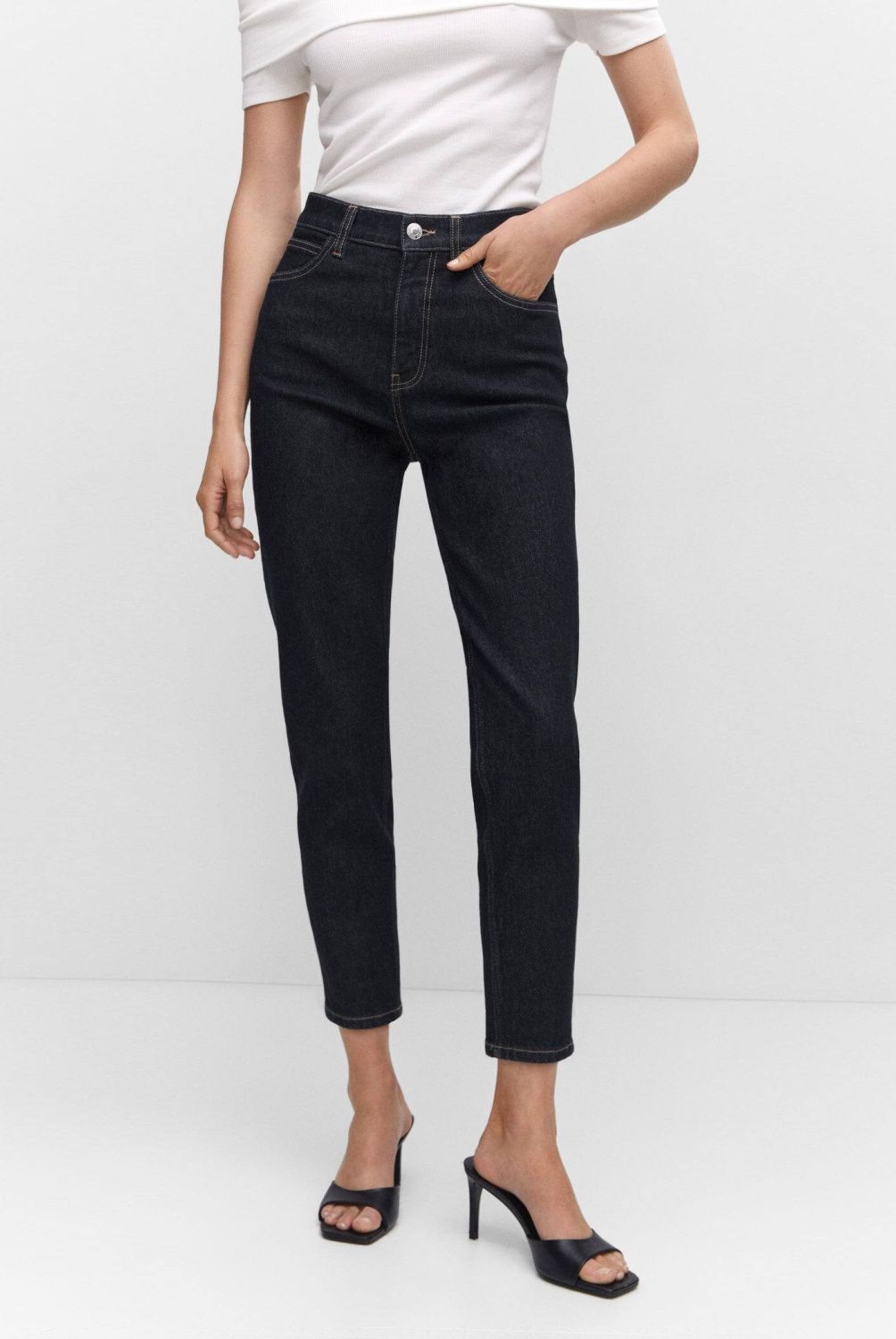 MANGO - Jeans Newmom  Mujer Mango
