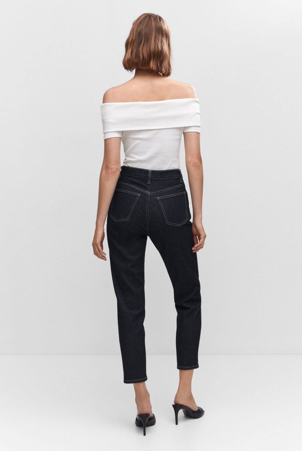 MANGO - Jeans Newmom  Mujer Mango