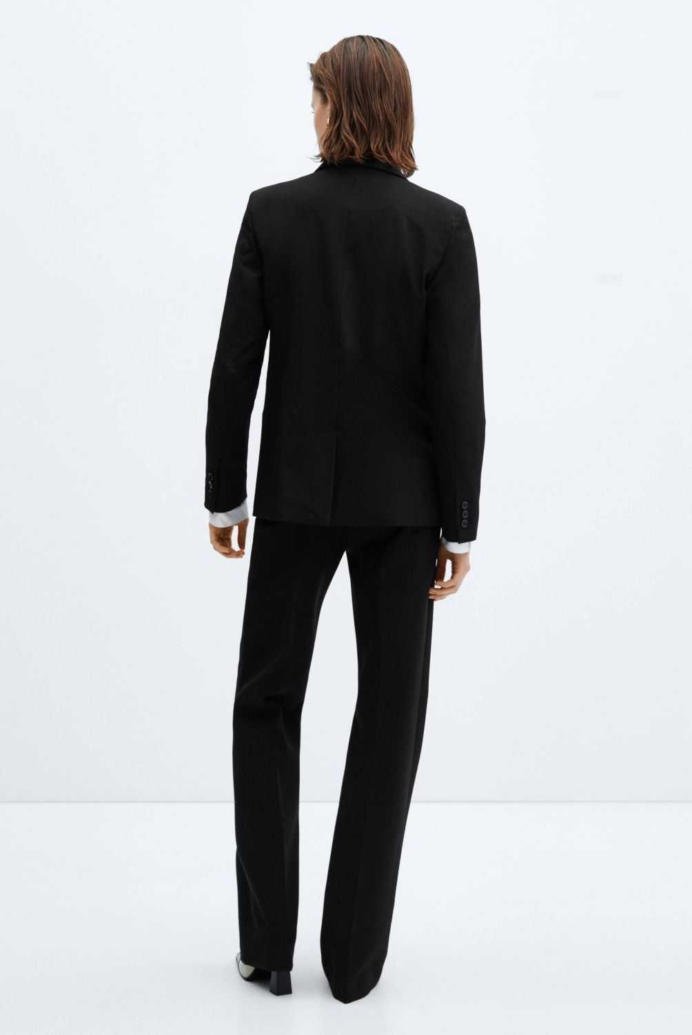 MANGO - Blazer Doble Botonadura Mujer Mango