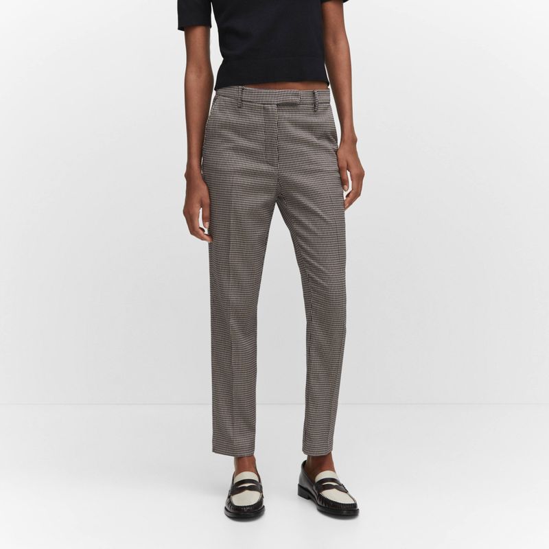 MANGO - Pantalón Traje Skinny Mujer Mango