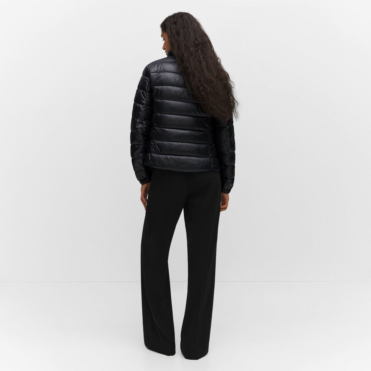 MANGO - Parka Acolchado Bolsillos Mujer Mango