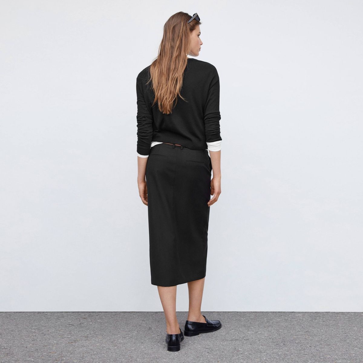 MANGO - Sweater Punto Fino Cuello Redondo Mujer Mango