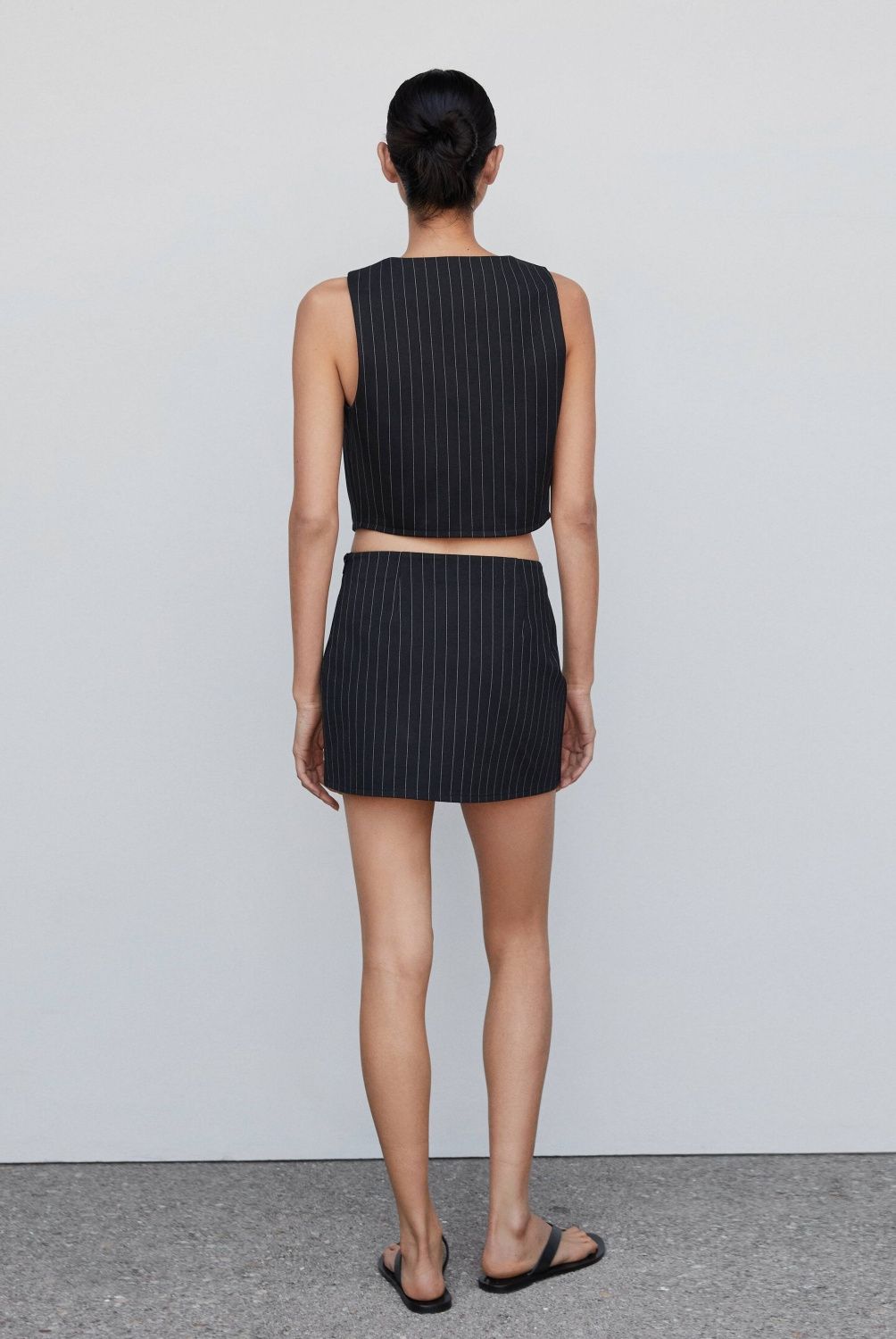 MANGO - Blazer Crop Botones Mujer Mango