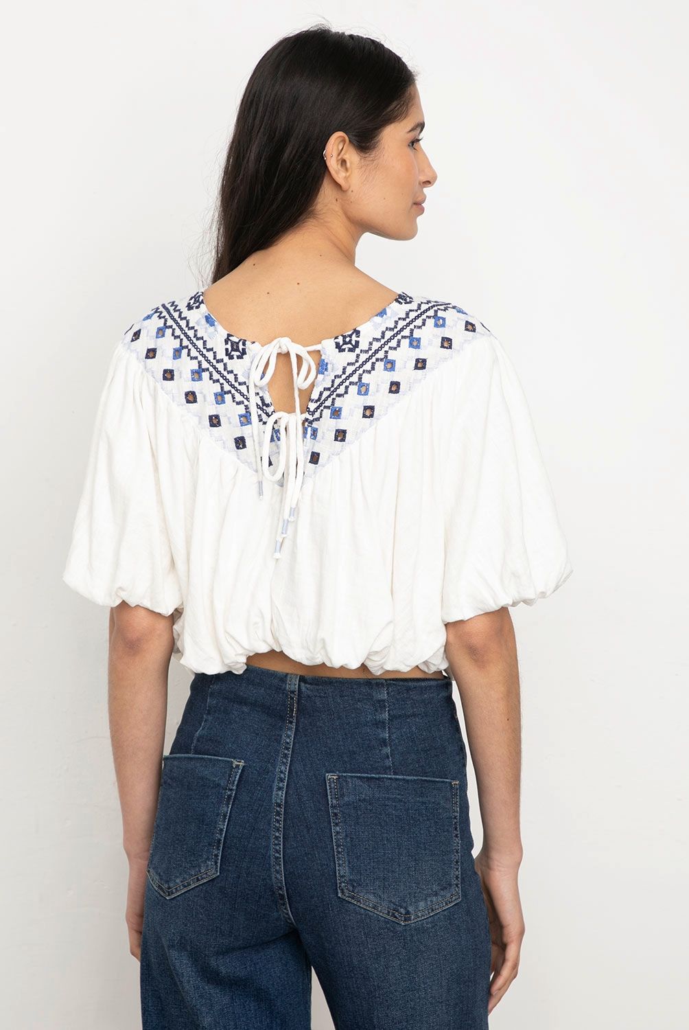 FREE PEOPLE - Free People Blusa Harrison Top Mujer