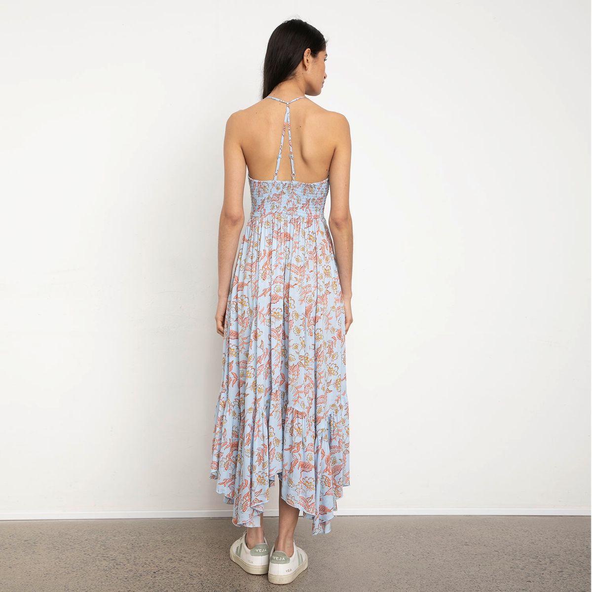 FREE PEOPLE - Falda Denim Cargo Skort Mujer Free People