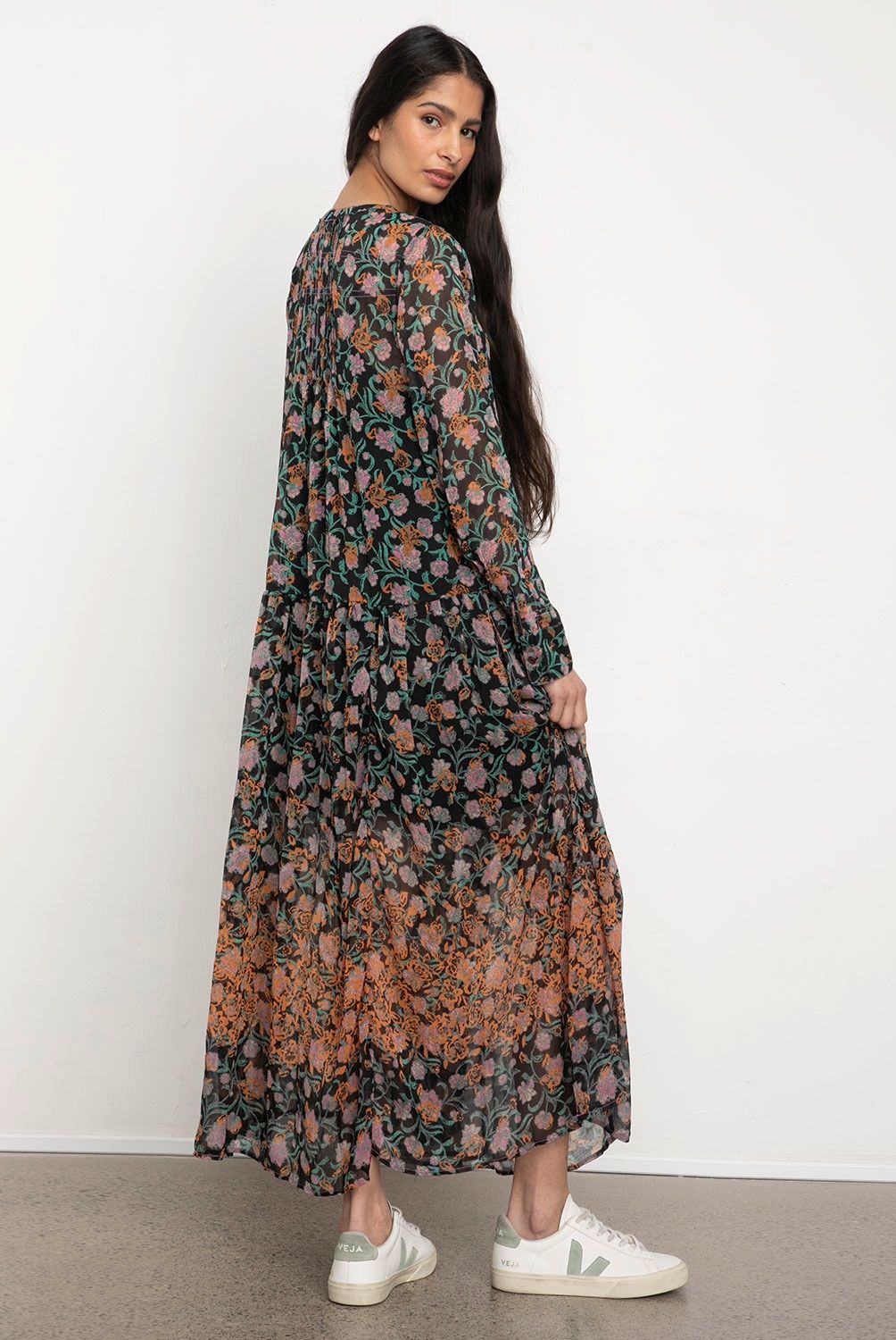 FREE PEOPLE - Vestido There She Goes Printed Ma Mujer Free People
