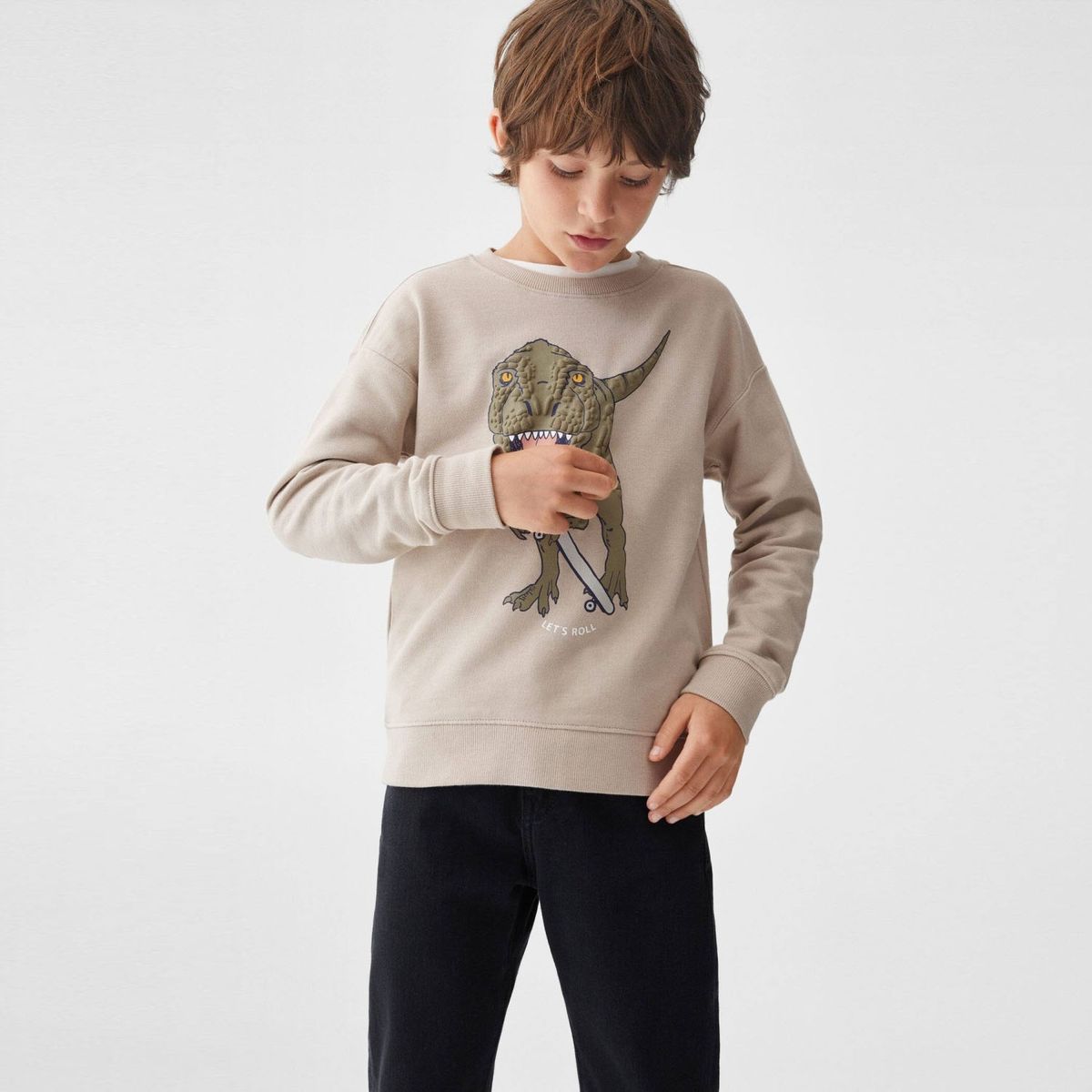 MANGO KIDS - Polerón  Algodón Dibujo Niño Mango Kids