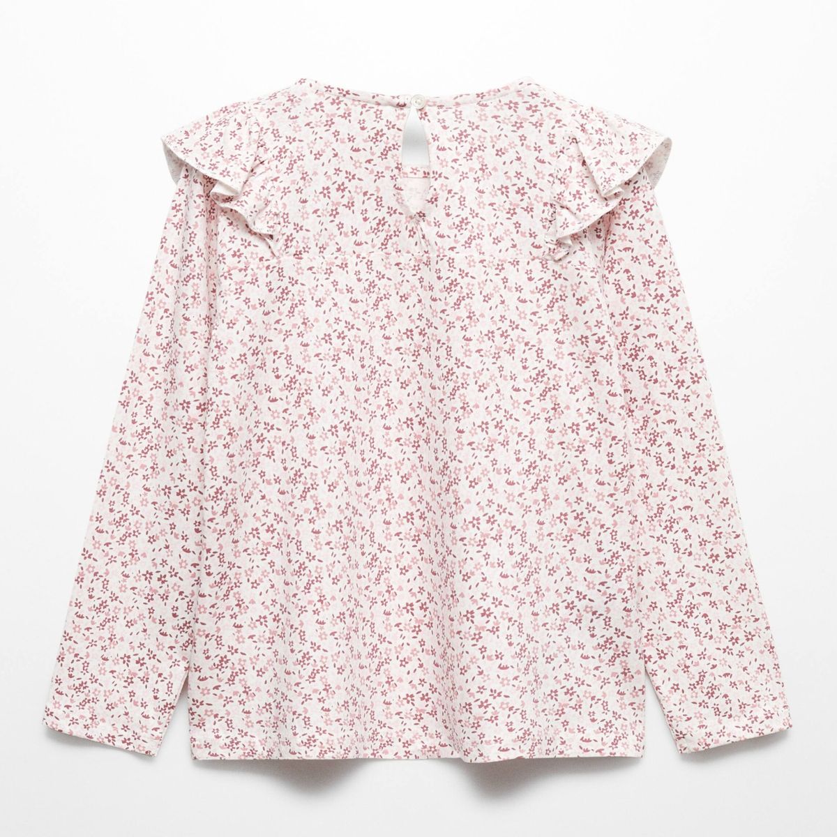 MANGO KIDS - Polera Manga Larga Flores Niña Mango Kids