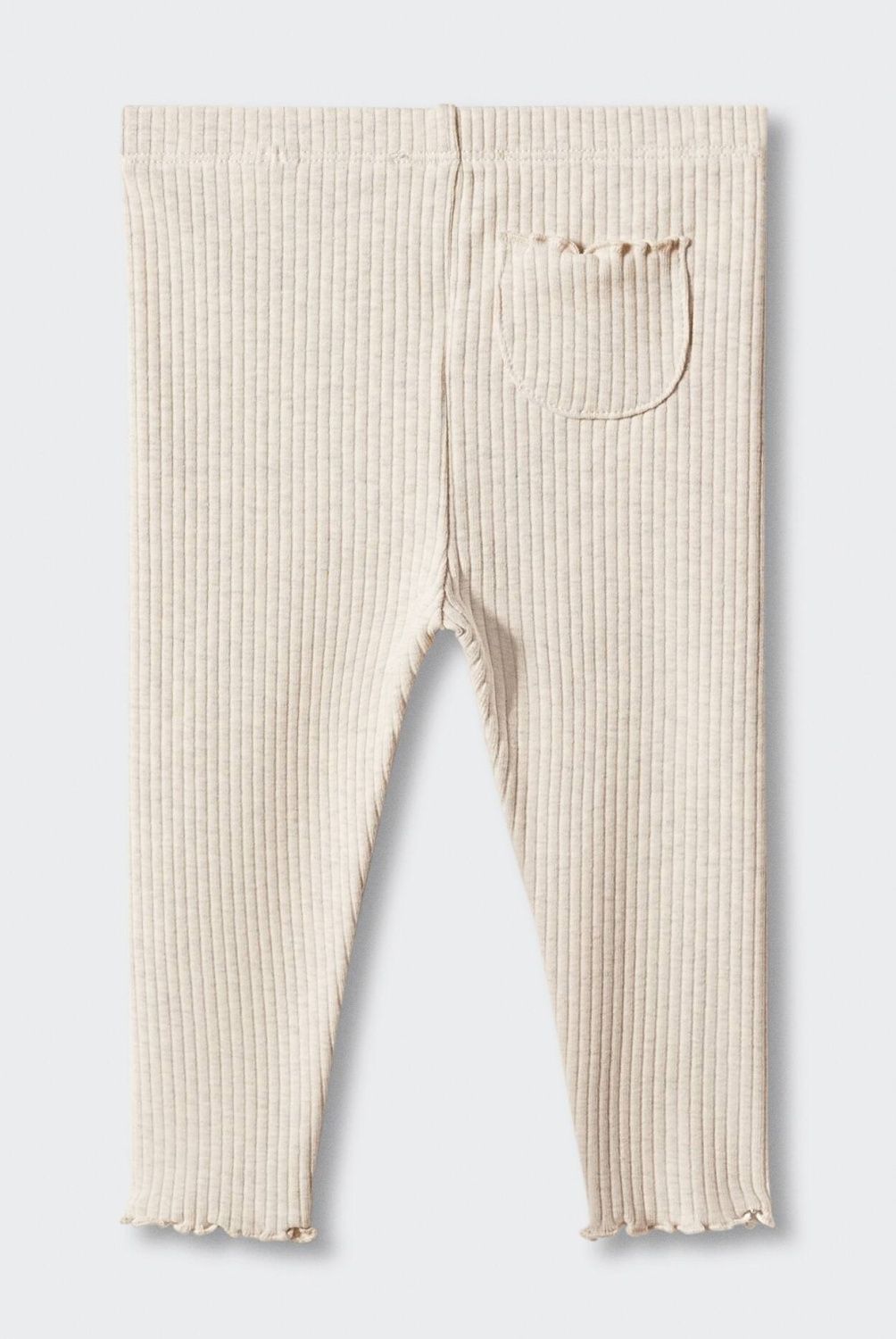 MANGO KIDS - Leggings Canalé Algodón Bebé Niña Mango Kids