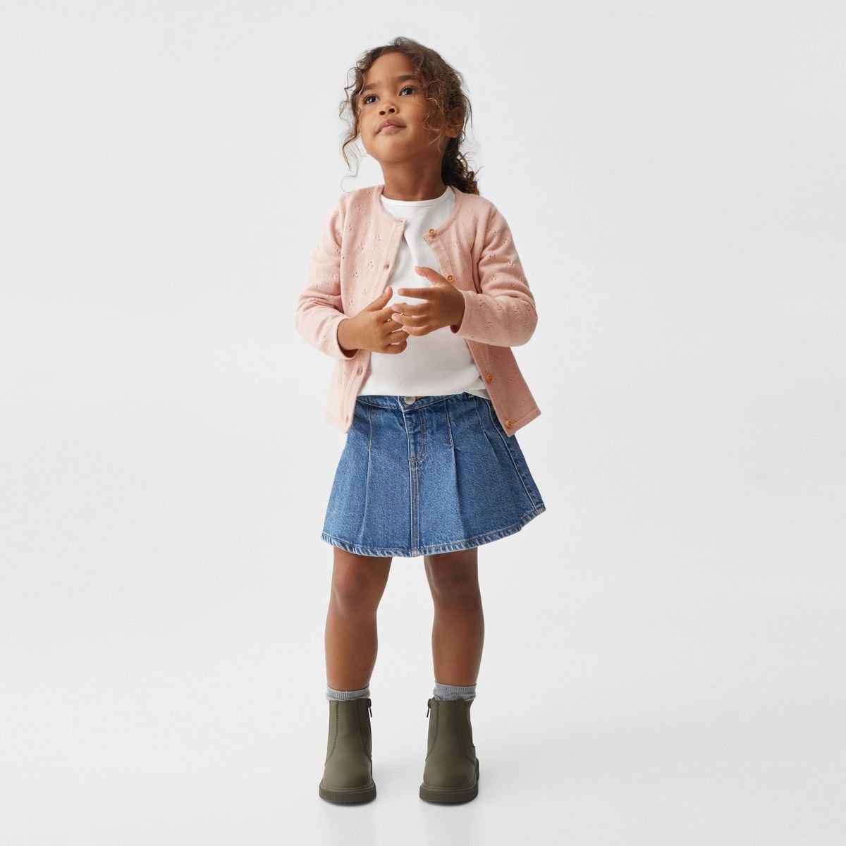 MANGO KIDS - Cárdigan Punto Algodón Bebé Niña Mango Kids