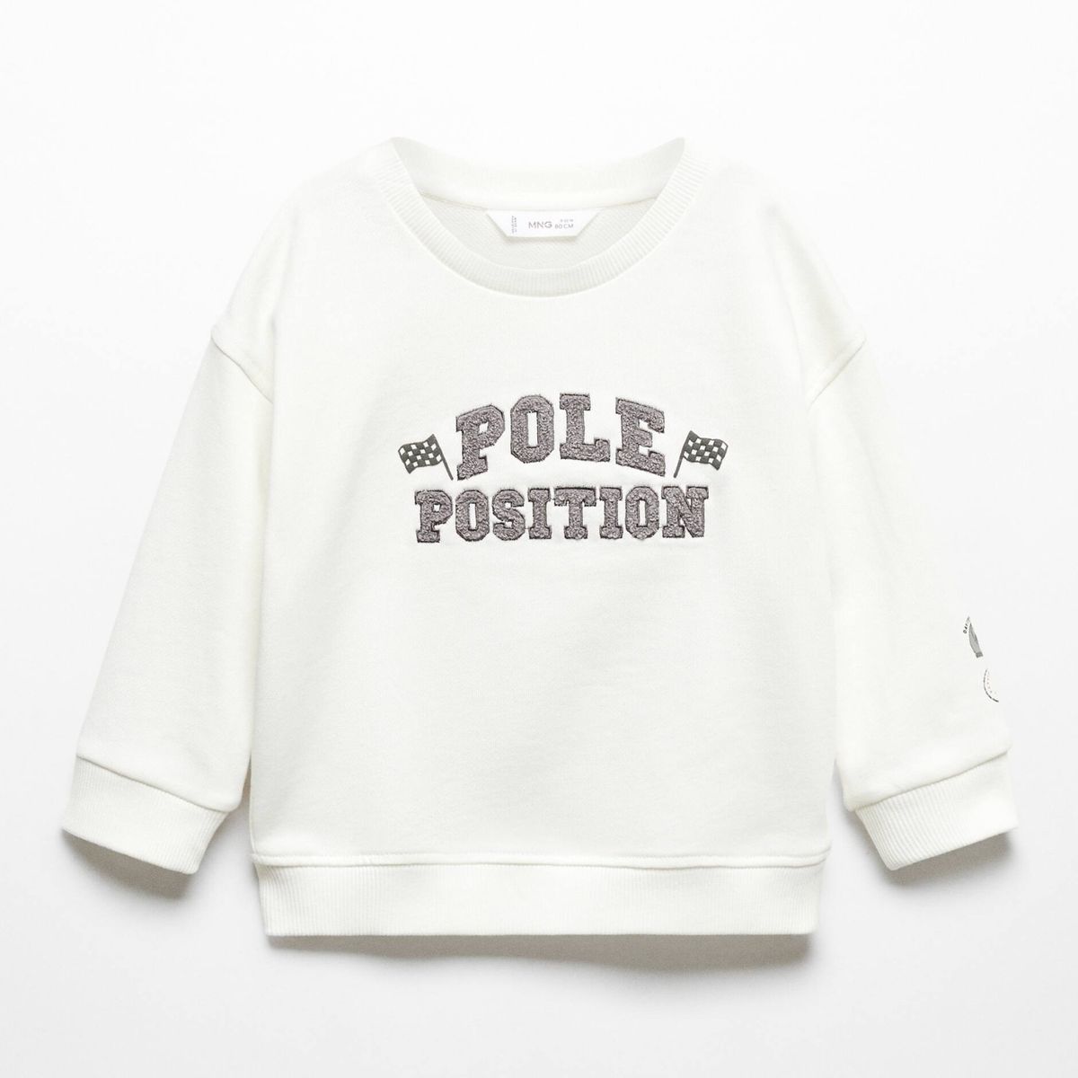 MANGO KIDS - Polerón  Algodón Mensaje Bebé Niño Mango Kids