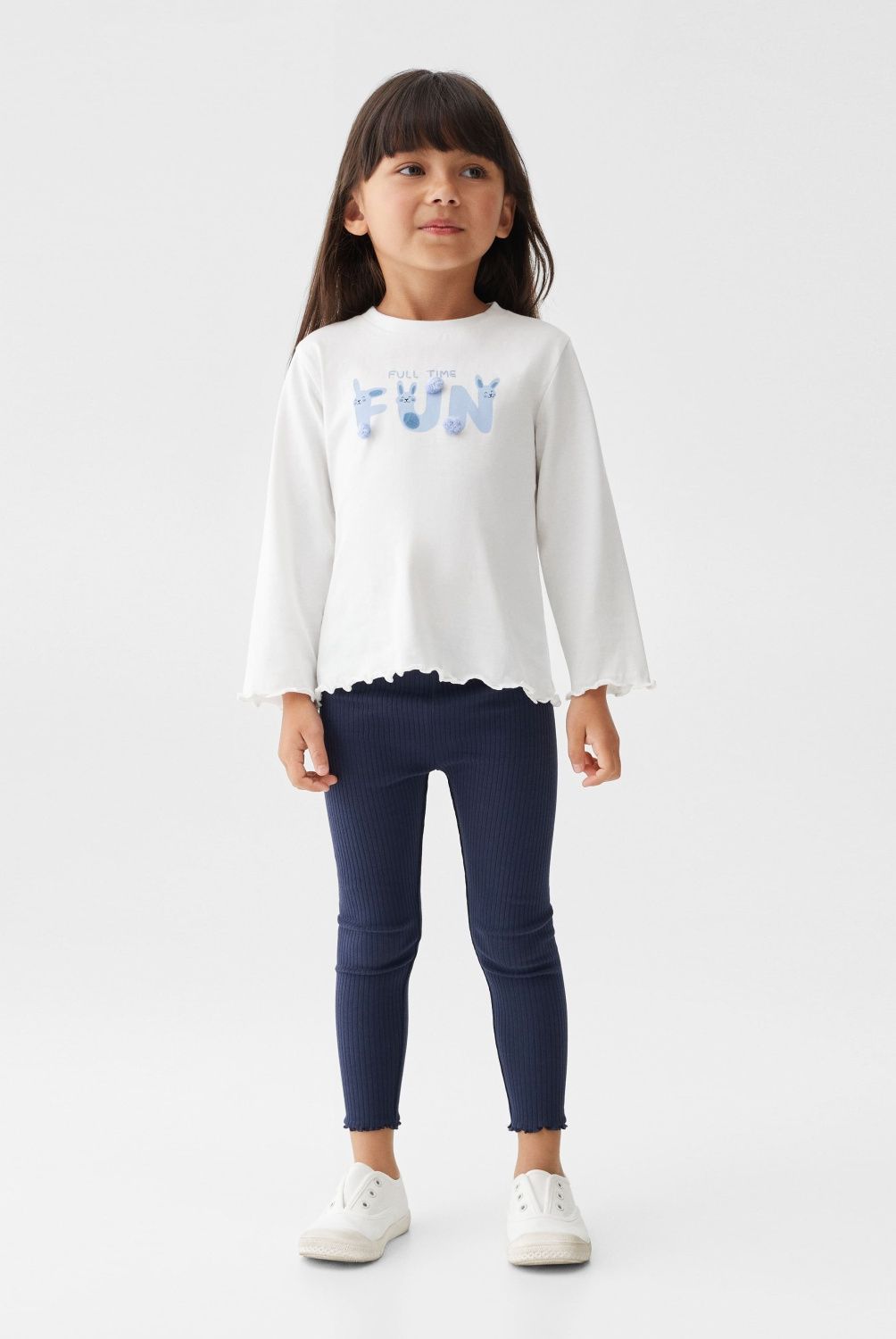MANGO KIDS - Polera Algodón Mensaje Bebé niña Mango Kids