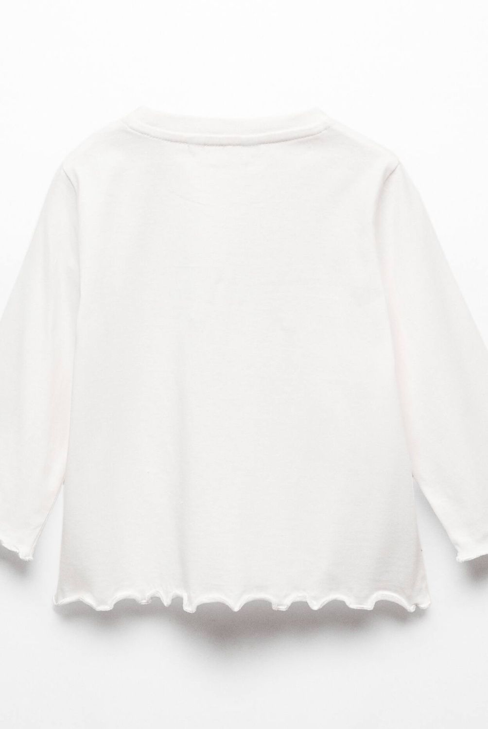 MANGO KIDS - Polera Algodón Mensaje Bebé niña Mango Kids
