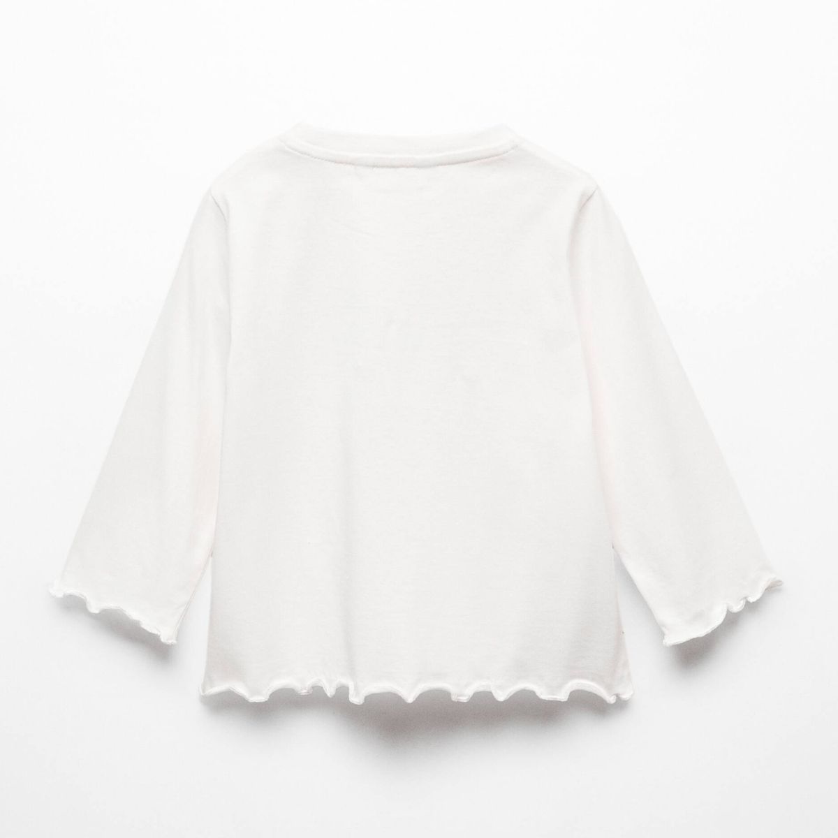 MANGO KIDS - Polera Algodón Mensaje Bebé niña Mango Kids