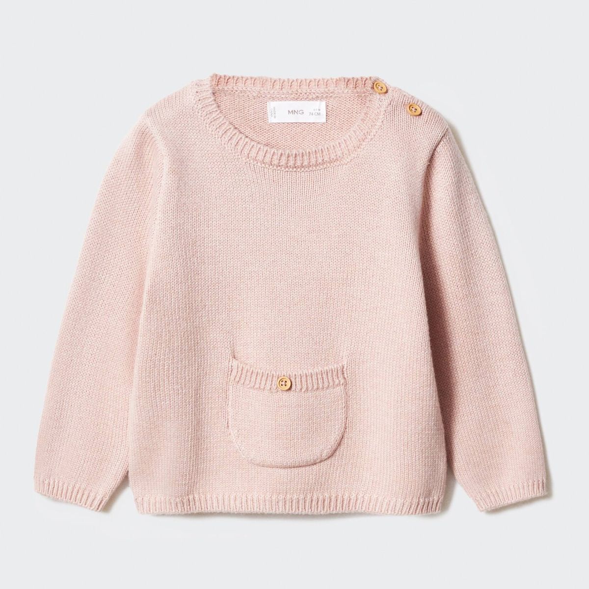 MANGO KIDS - Sweater Punto Algodón Unisex Bebé Mango Kids