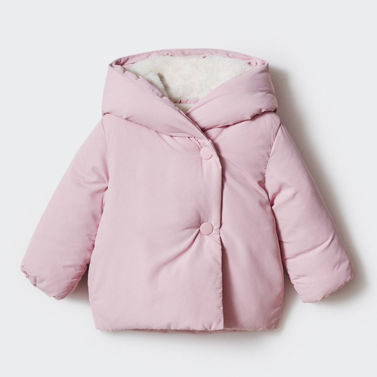 MANGO KIDS - Parka Borreguito Interior Unisex Bebé Mango Kids