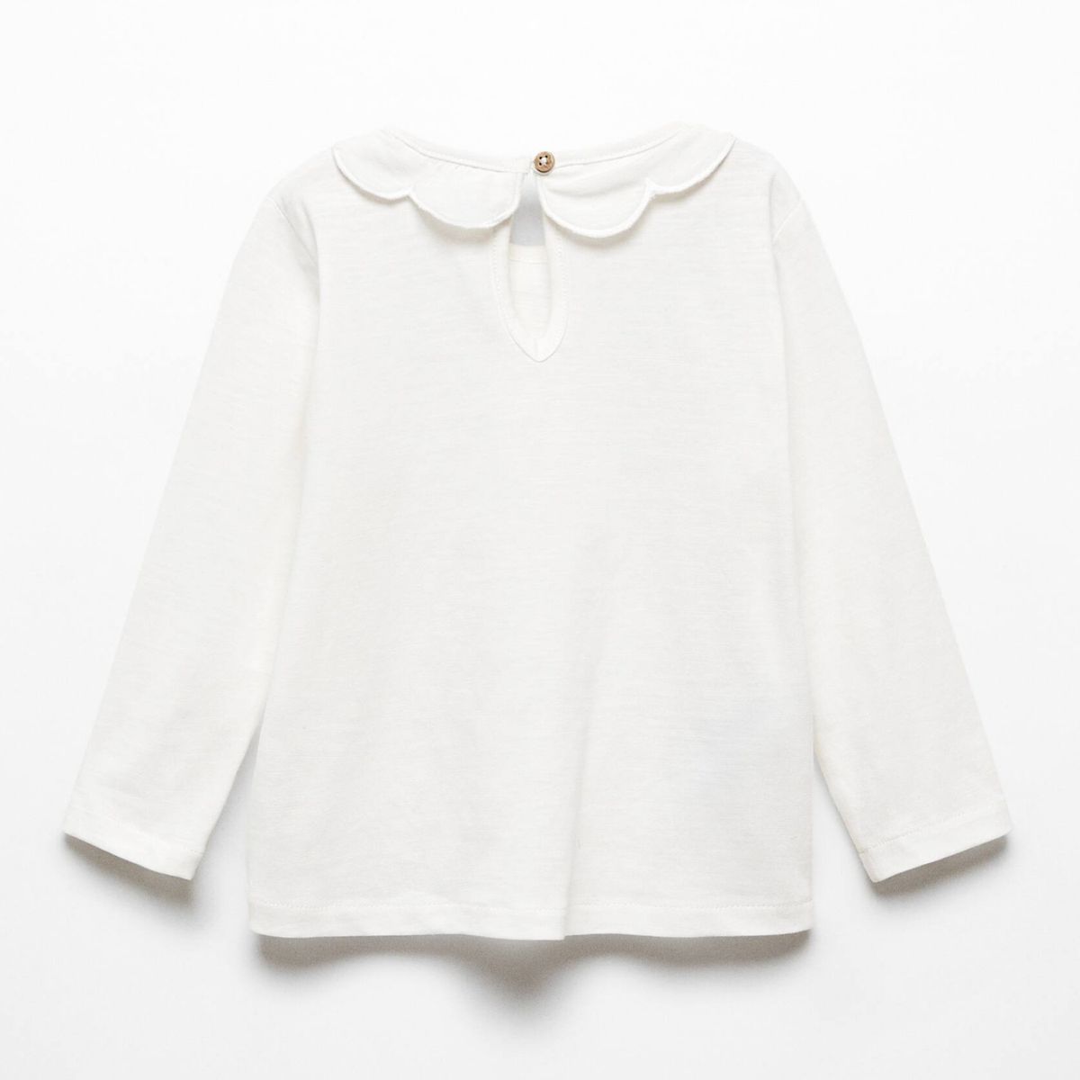 MANGO KIDS - Polera Algodón Manga Larga Bebé niña Mango Kids