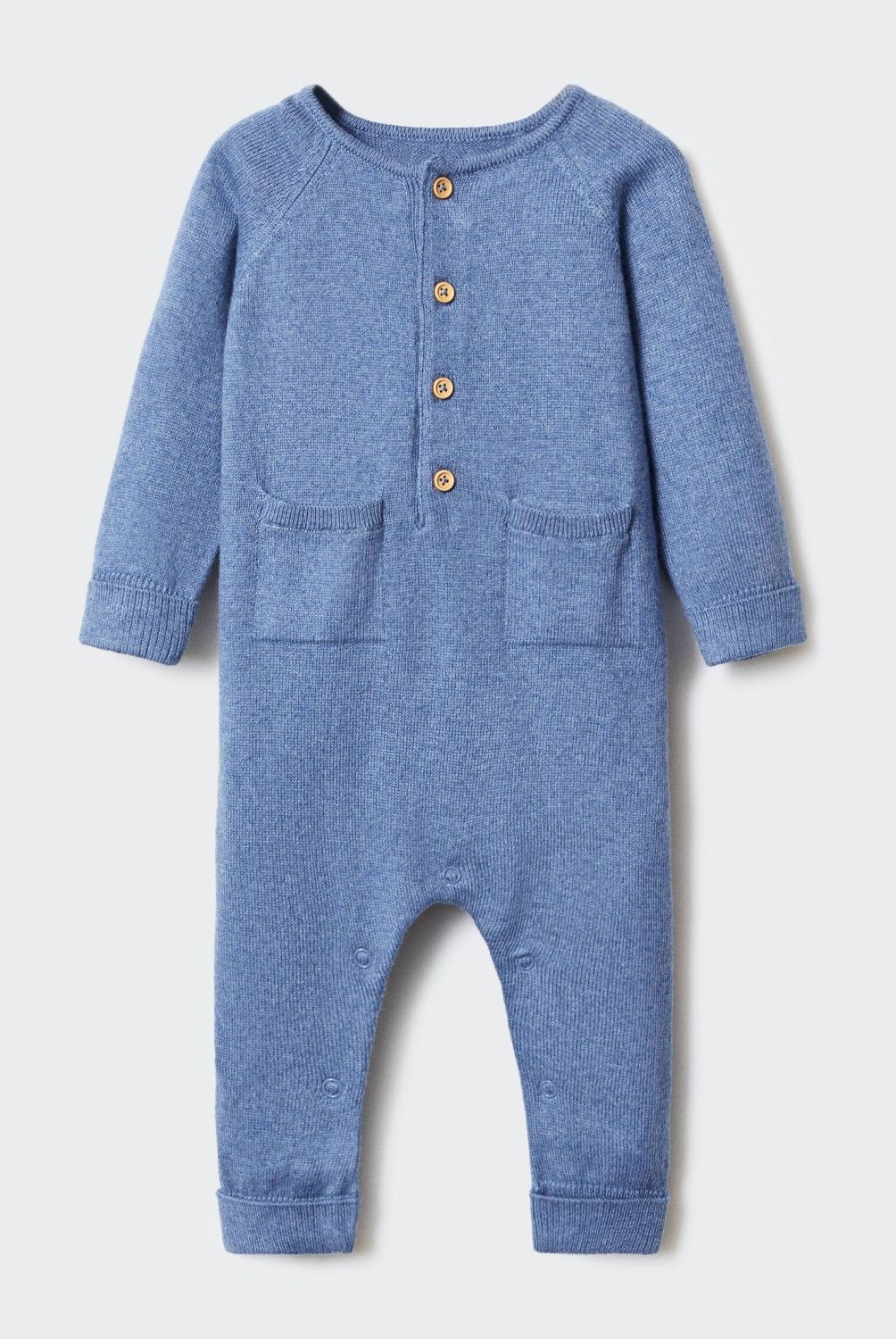 MANGO KIDS - Enterito Punto Algodón Unisex bebé Mango Kids