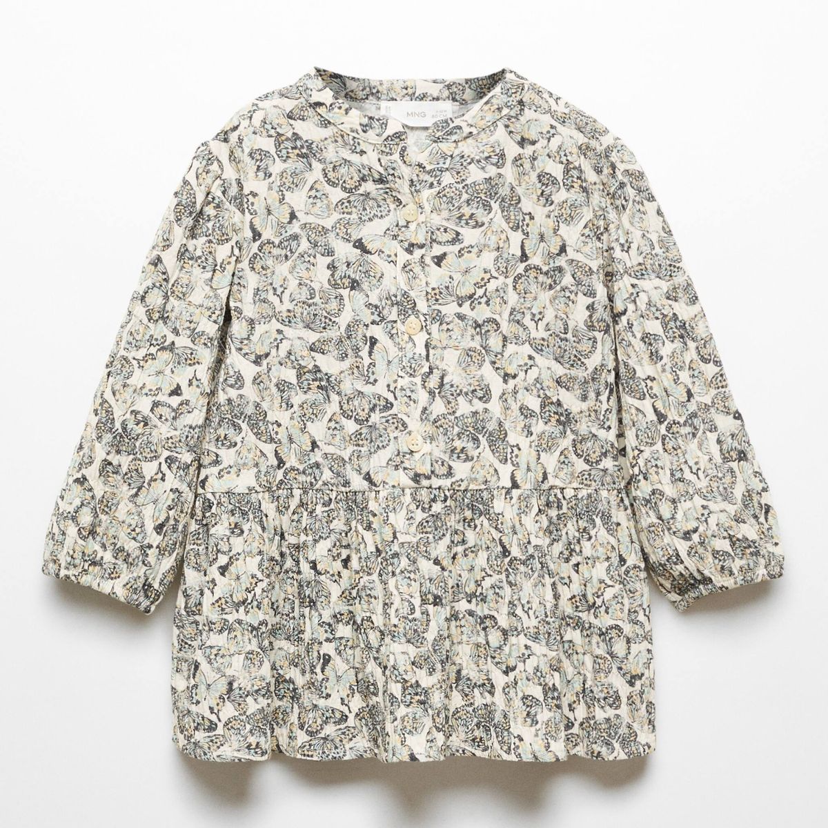 MANGO KIDS - Vestido Estampado Mariposas Bebé Niña Mango Kids