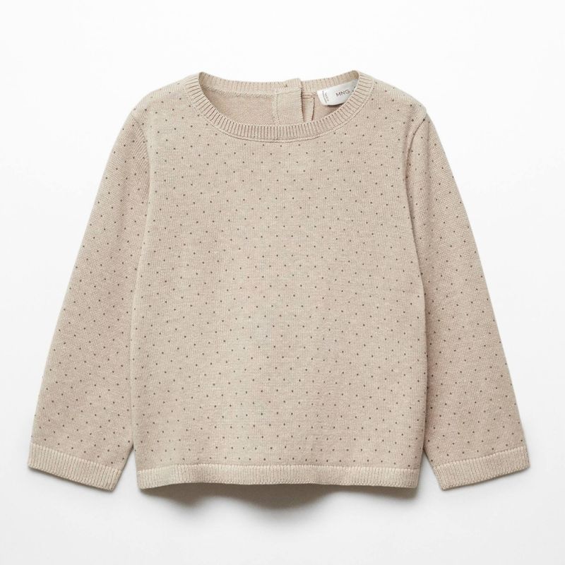 MANGO KIDS - Sweater Punto Estampado Bebé Niña Mango Kids