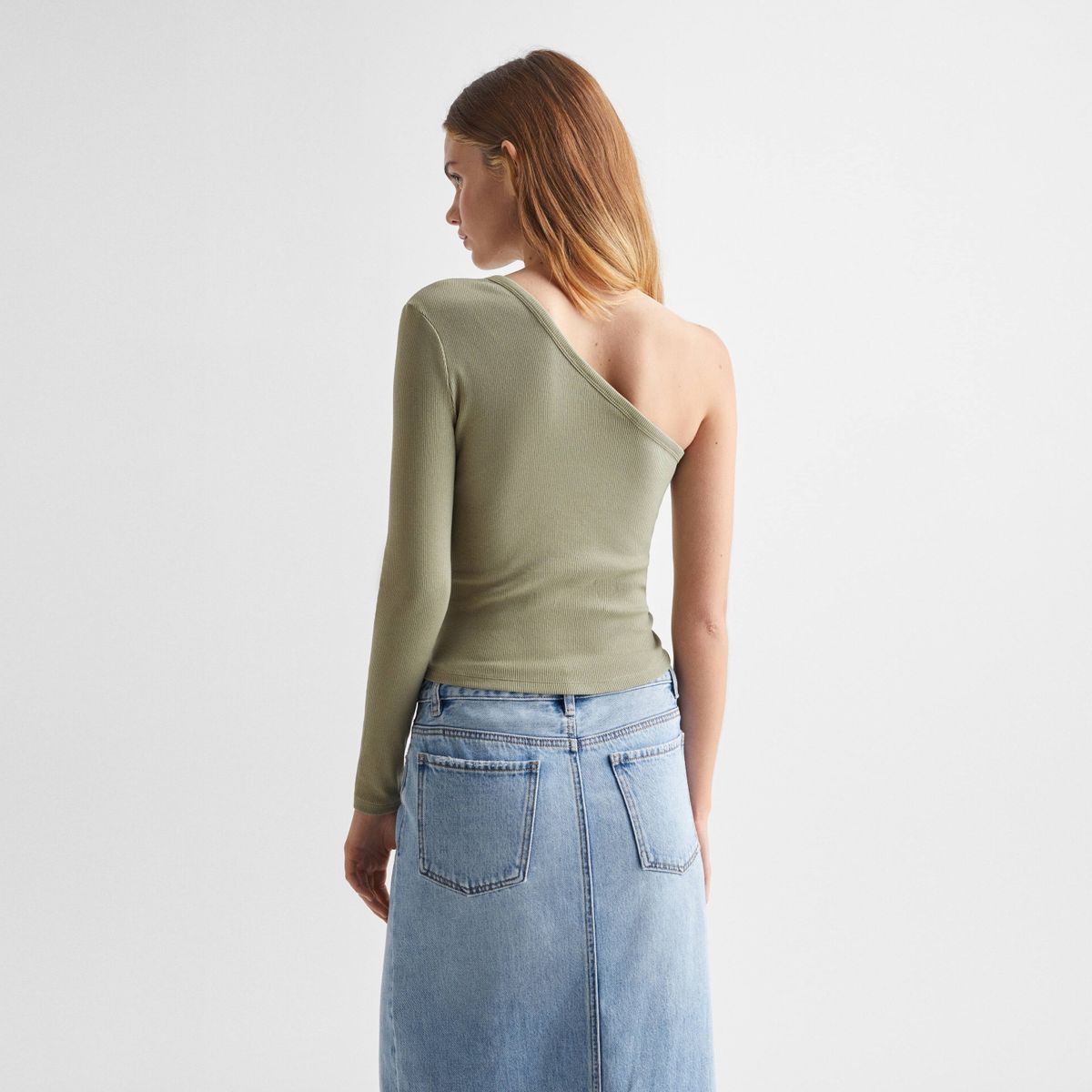 MANGO TEEN - Polera Algodón Asimétrica Niña Mango Teen