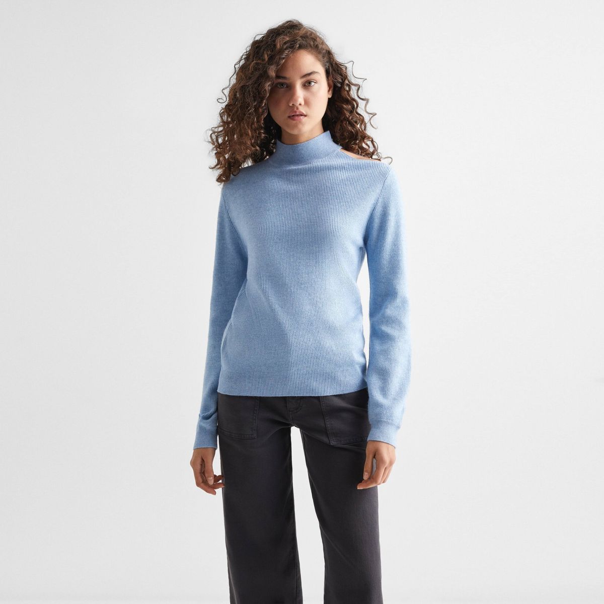 MANGO TEEN - Sweater Punto Abertura Niña Mango Teen