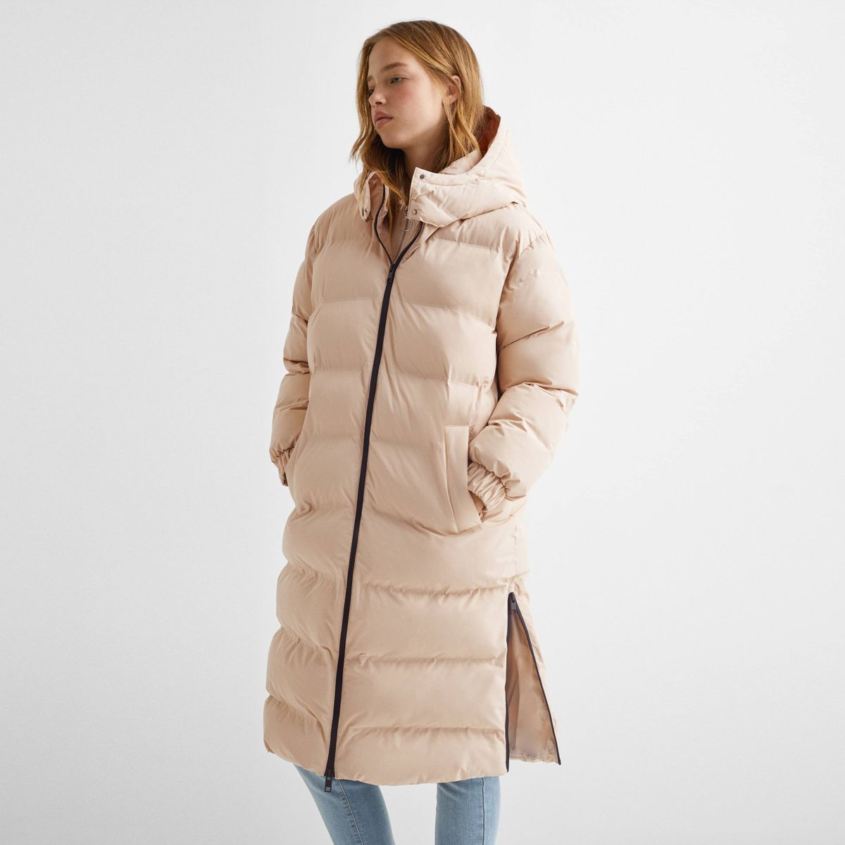 MANGO TEEN - Parka Largo Acolchado Niña Mango Teen
