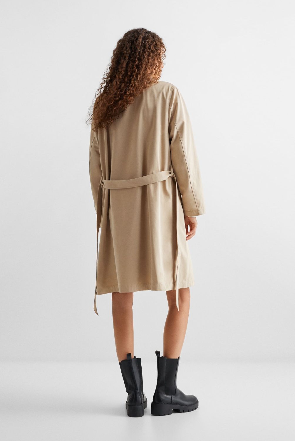 MANGO TEEN - Gabardina Trench Botones Niña Mango Teen