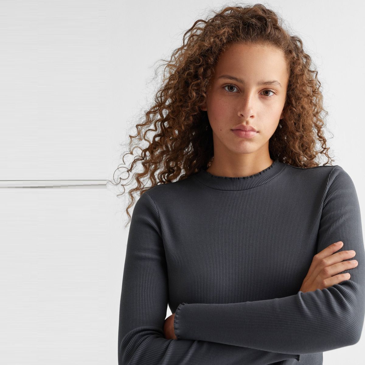 MANGO TEEN - Polera Algodón Manga Larga Niña Mango Teen