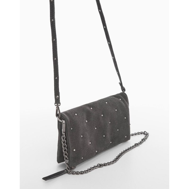 MANGO TEEN - Bolso Cruzado Ante Niña Mango Teen