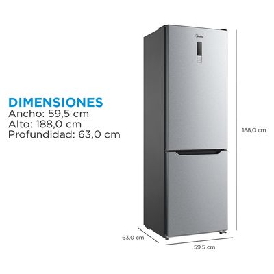 Imagen 2 del producto Refrigerador Bottom Freezer 310 Litros No Frost MDRB424FGE50