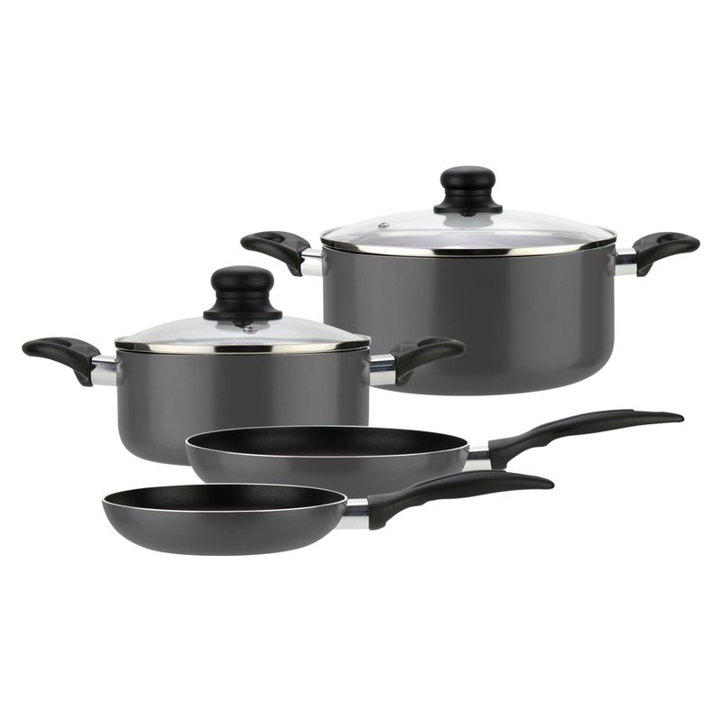 FANTUZZI - Batería de Cocina 6 Piezas Aluminio Gourmet Fantuzzi