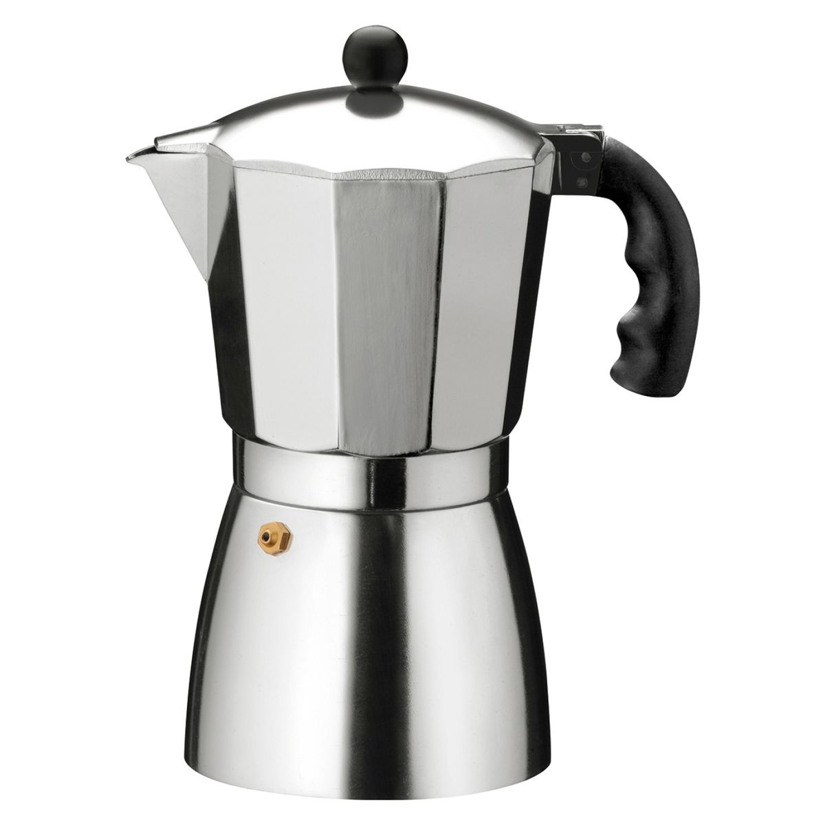 FANTUZZI - Cafetera Luna Aluminio 0,45 Lt Fantuzzi
