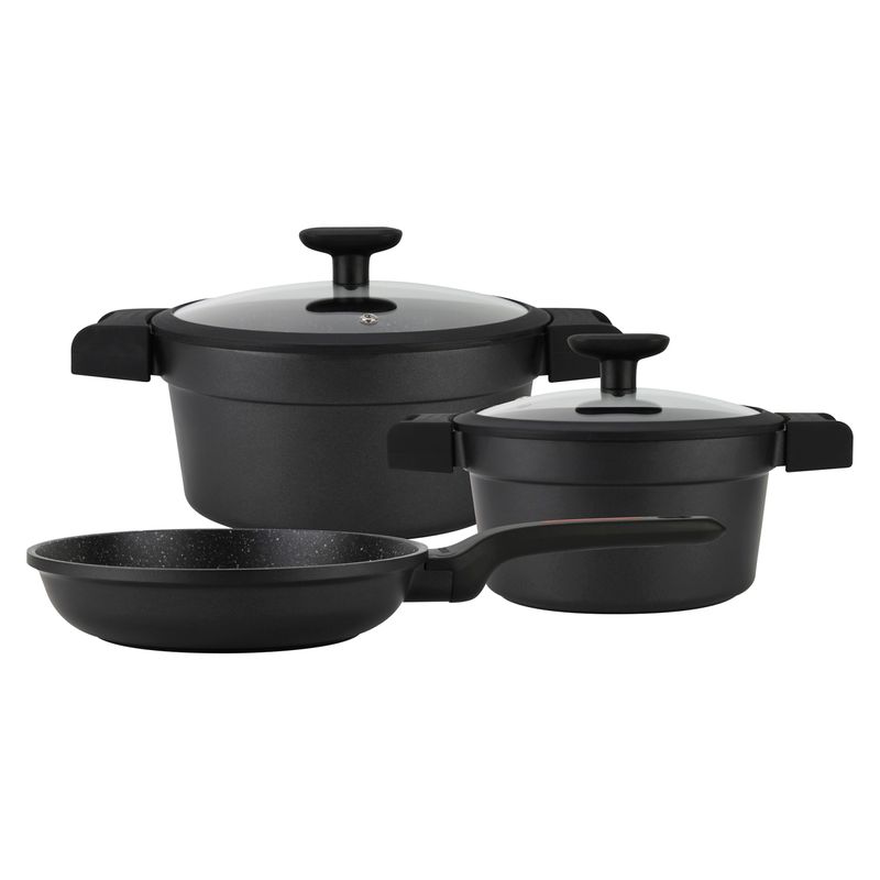 Fagor - Batería De Cocina Aluminio Fundido Alutherm Nº De Piezas 5 Fagor