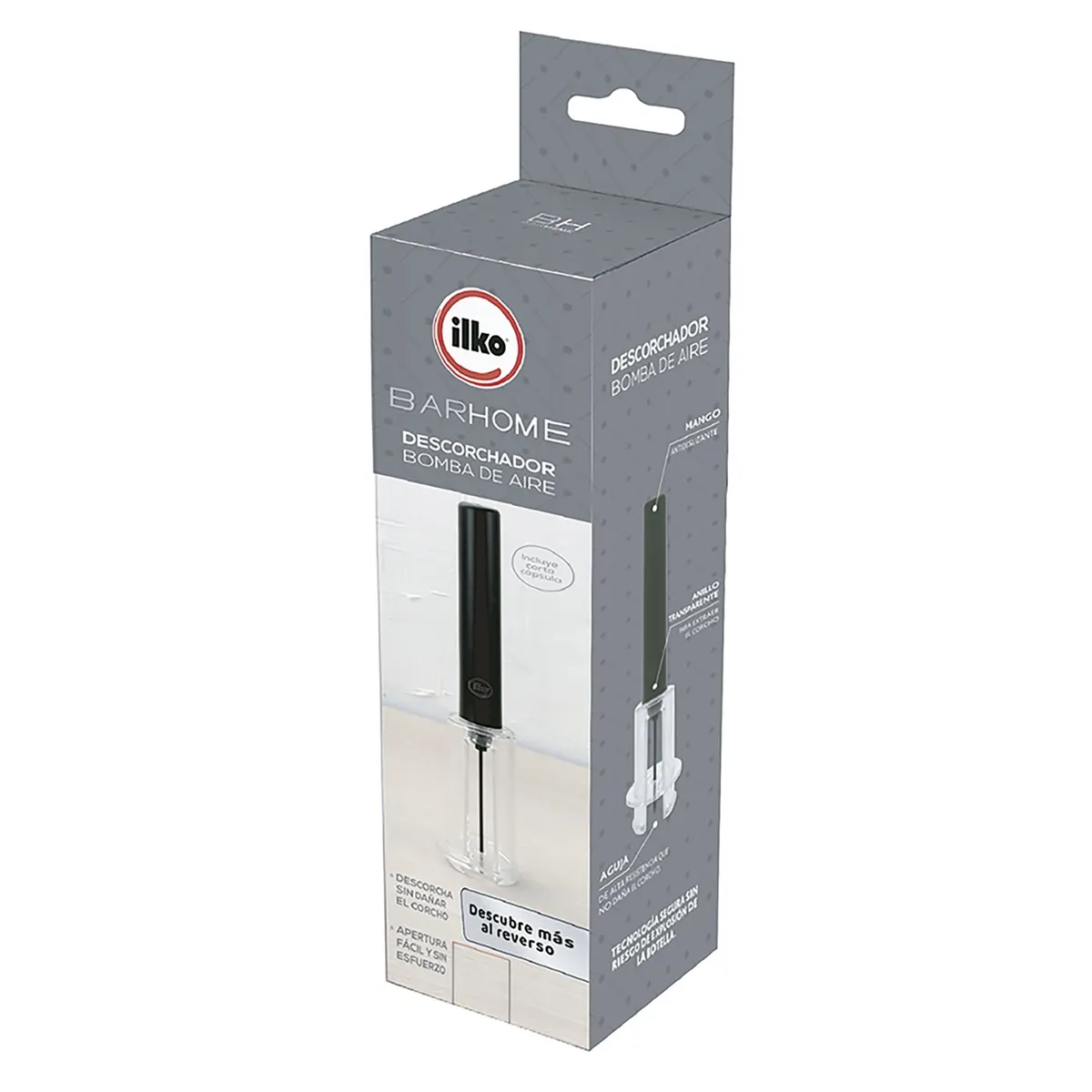 ILKO - Sacacorcho Plástico Nº De Piezas 1 Ilko