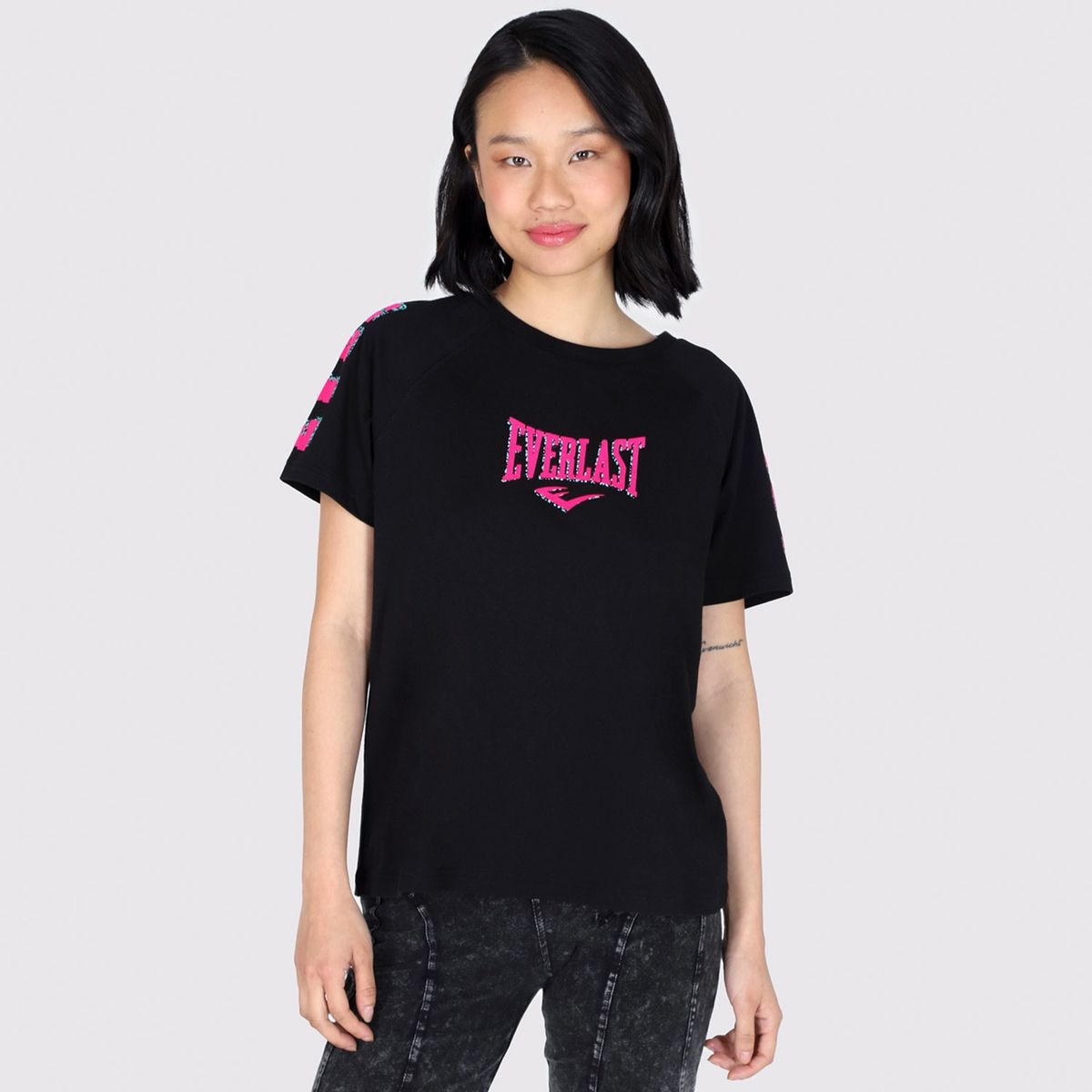 EVERLAST - Polera Sports T-Shirts Manga Corta Regular Fit Mujer Everlast