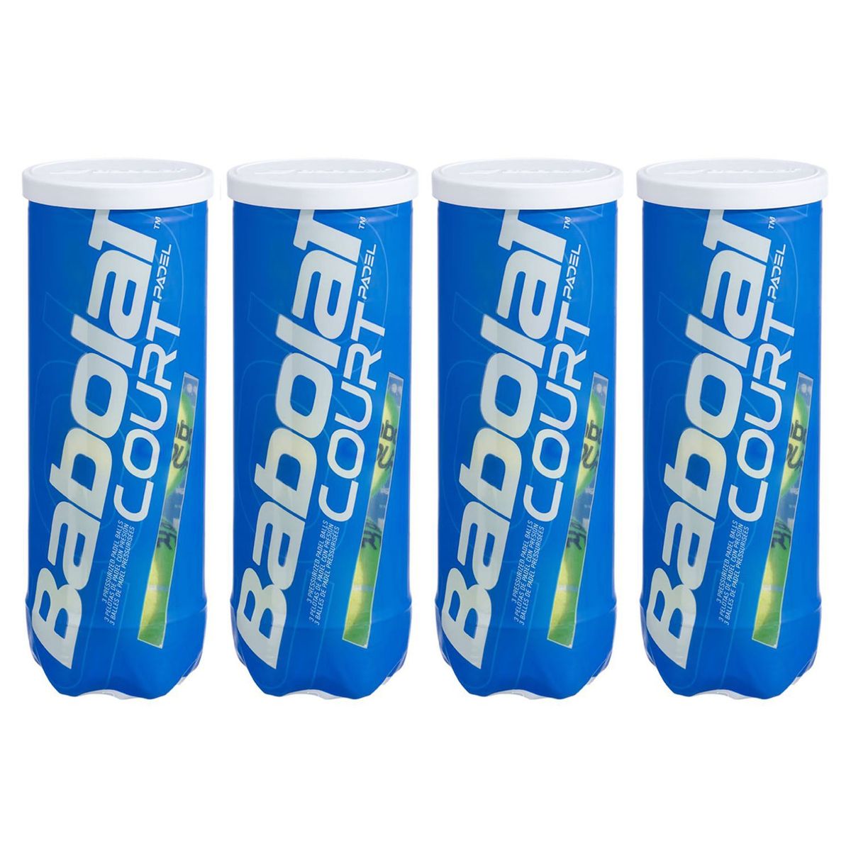 BABOLAT - Tarro De Pelotas De Padel 4 Babolat
