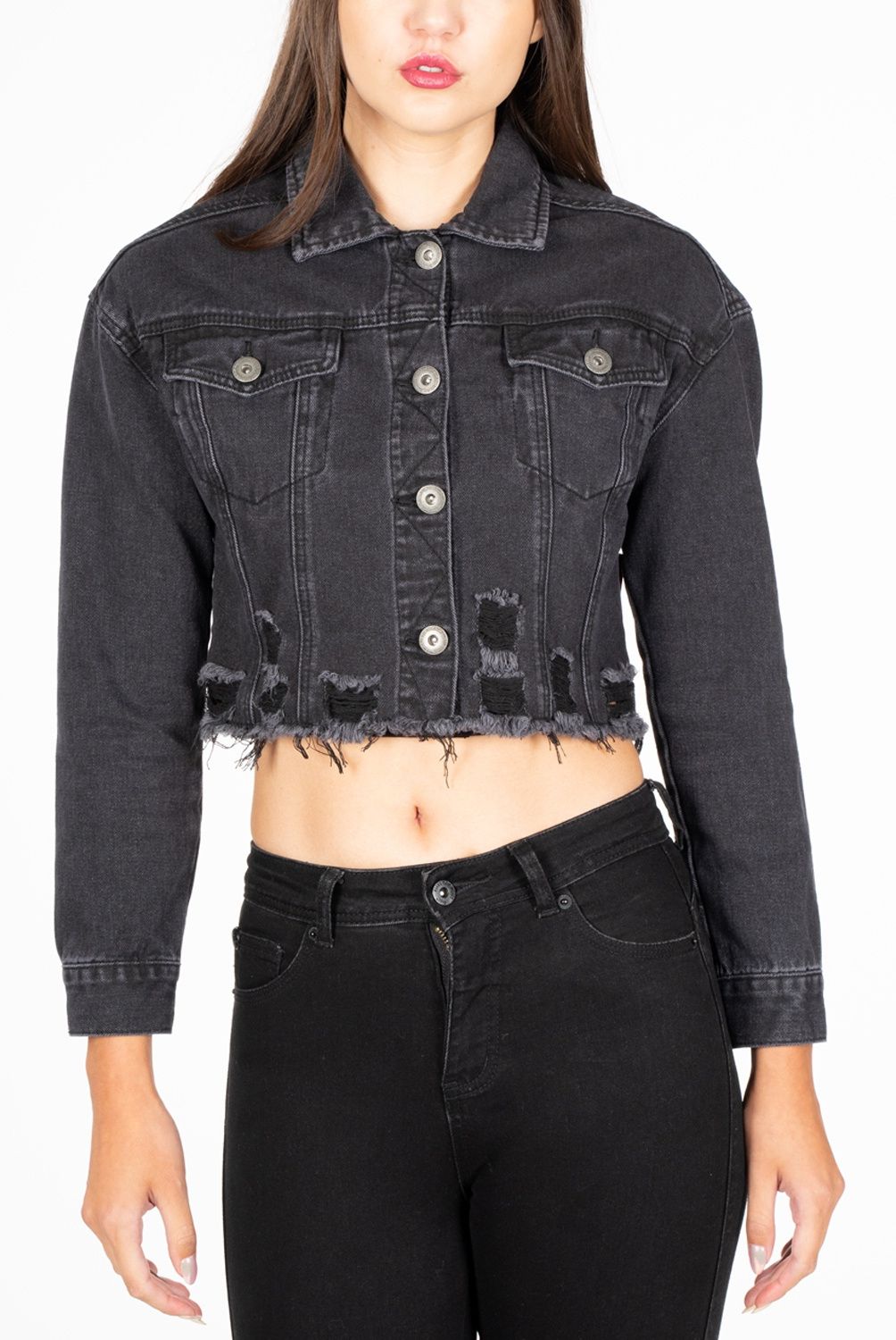 ELLUS - Chaqueta De Jeans Mujer Ellus