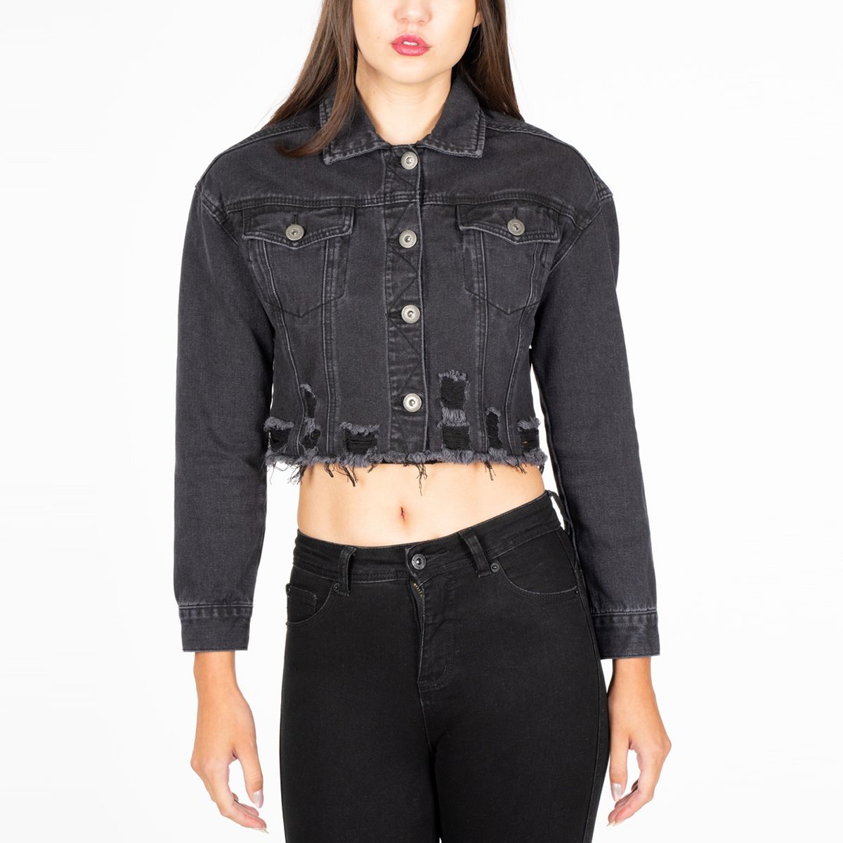 ELLUS - Chaqueta De Jeans Mujer Ellus