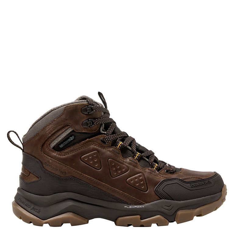 PANAMA JACK Zapatilla Outdoor y Trekking Hombre Cuero Café