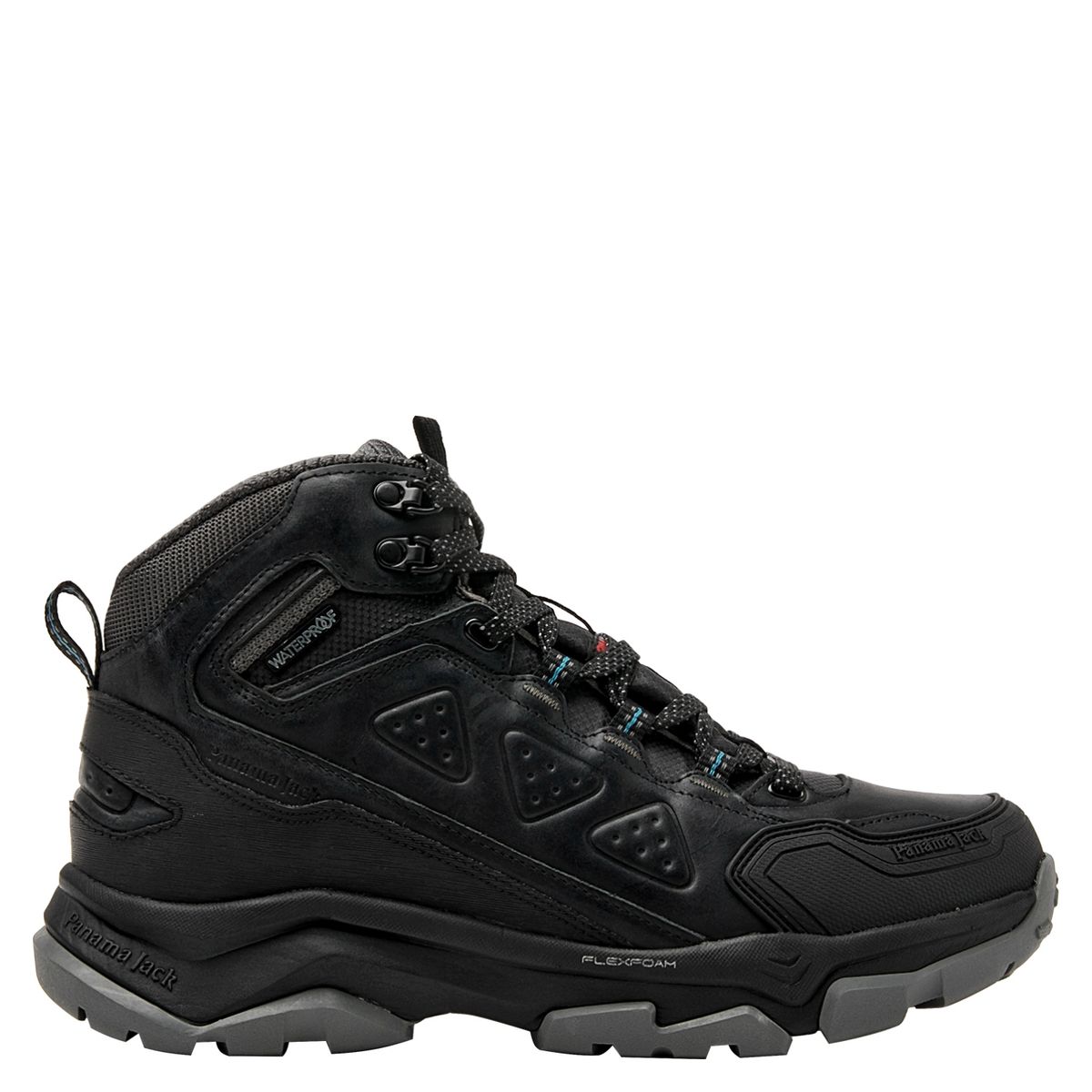 PANAMA JACK - Zapatilla Outdoor y Trekking Hombre Cuero Negro Panama Jack