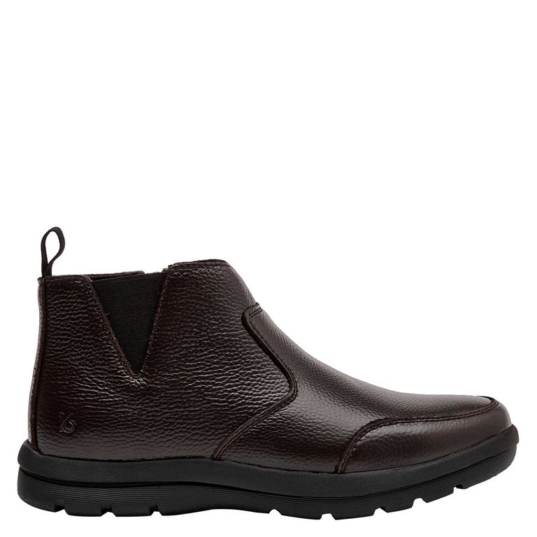 Botín Hombre Cuero Café