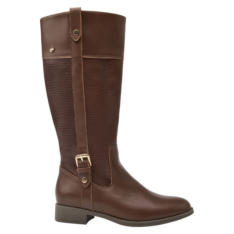 16 HRS - Bota Mujer Cuero Café 16 Hrs