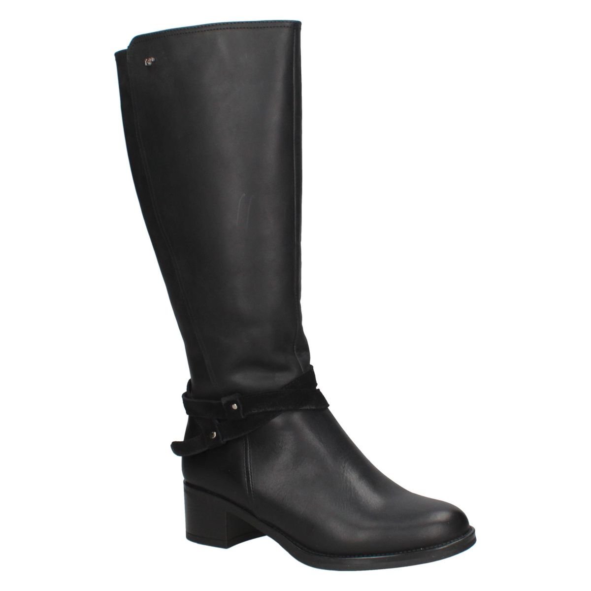 16 HRS - Bota Mujer Cuero Negro 16 Hrs