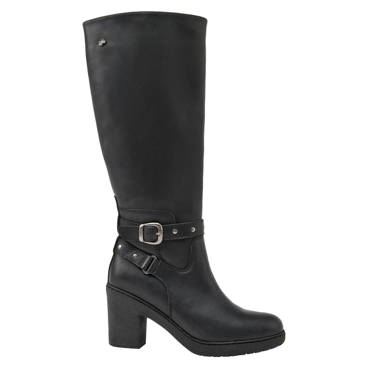 16 HRS - Bota Mujer Cuero Negro 16 Hrs