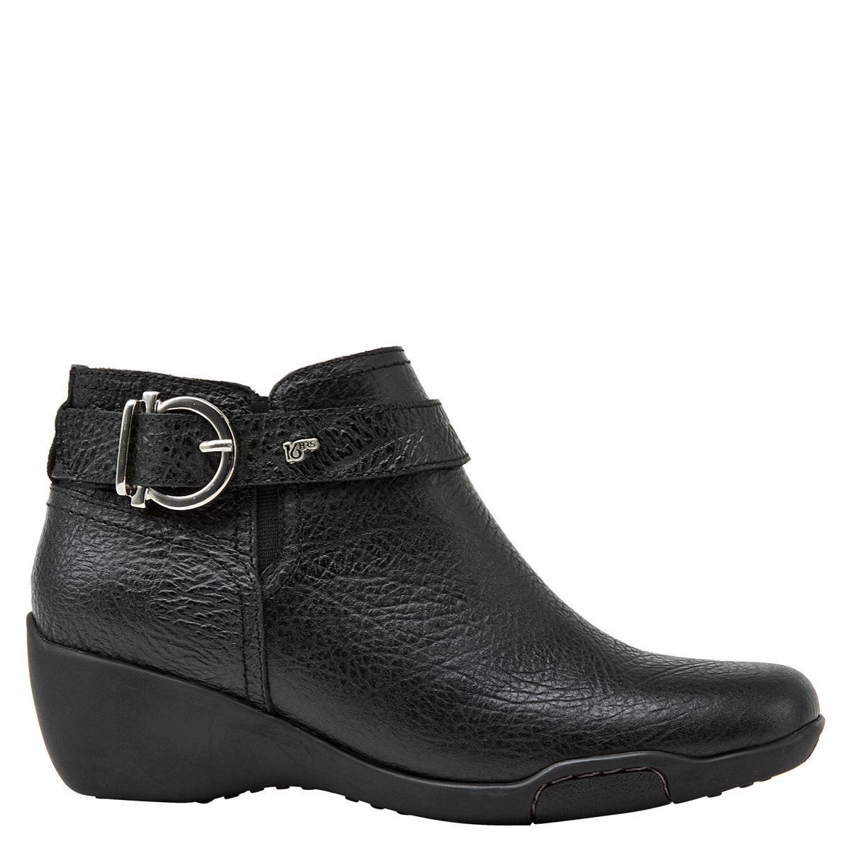 16 HRS - Botín Mujer Cuero Negro 16 Hrs