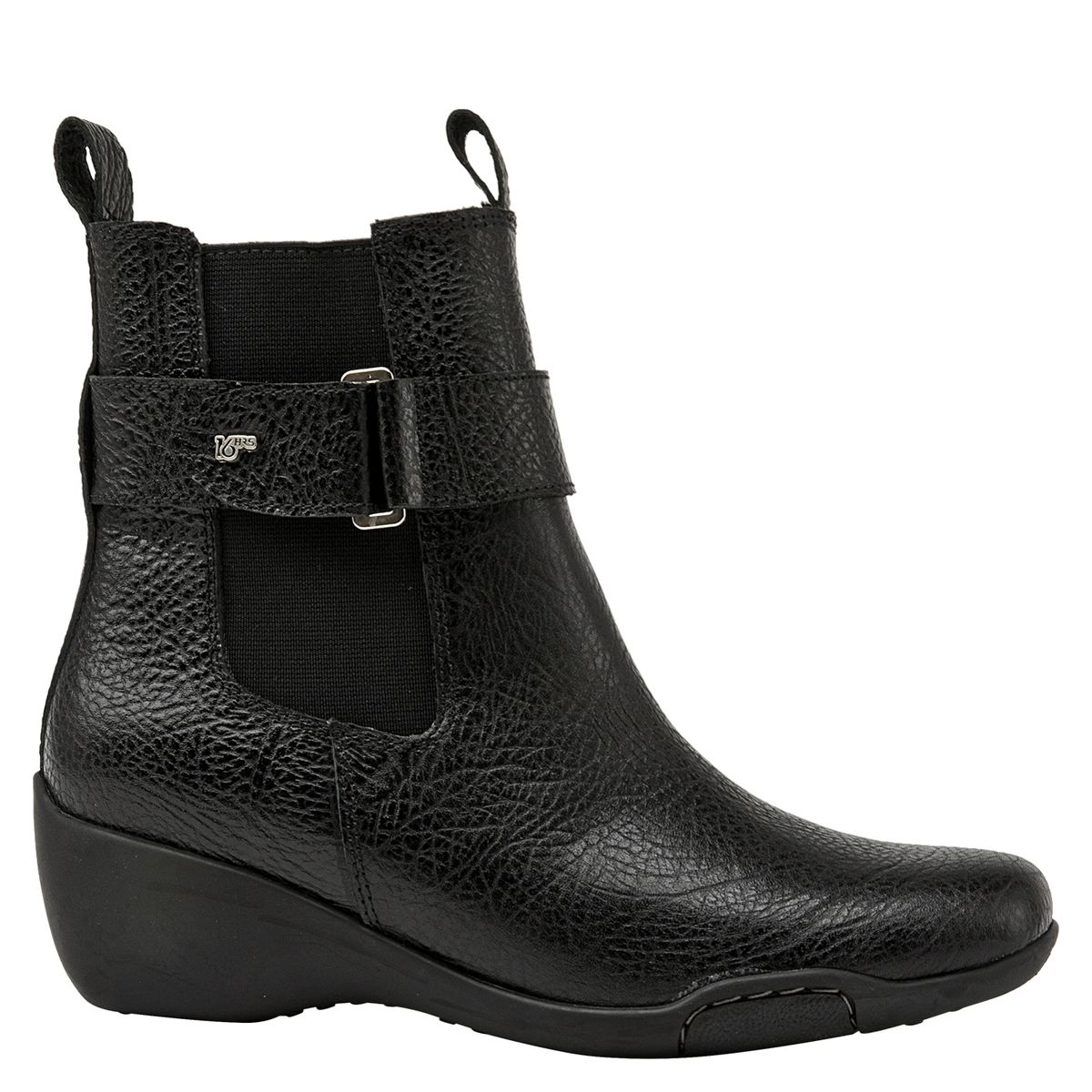 16 HRS - Botín Mujer Cuero Negro 16 Hrs